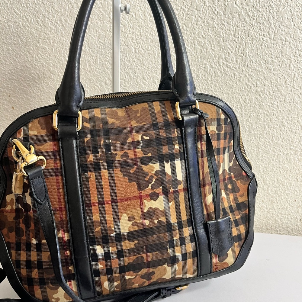 Burberry Camouflage check orchard bag - Picture 14 of 14